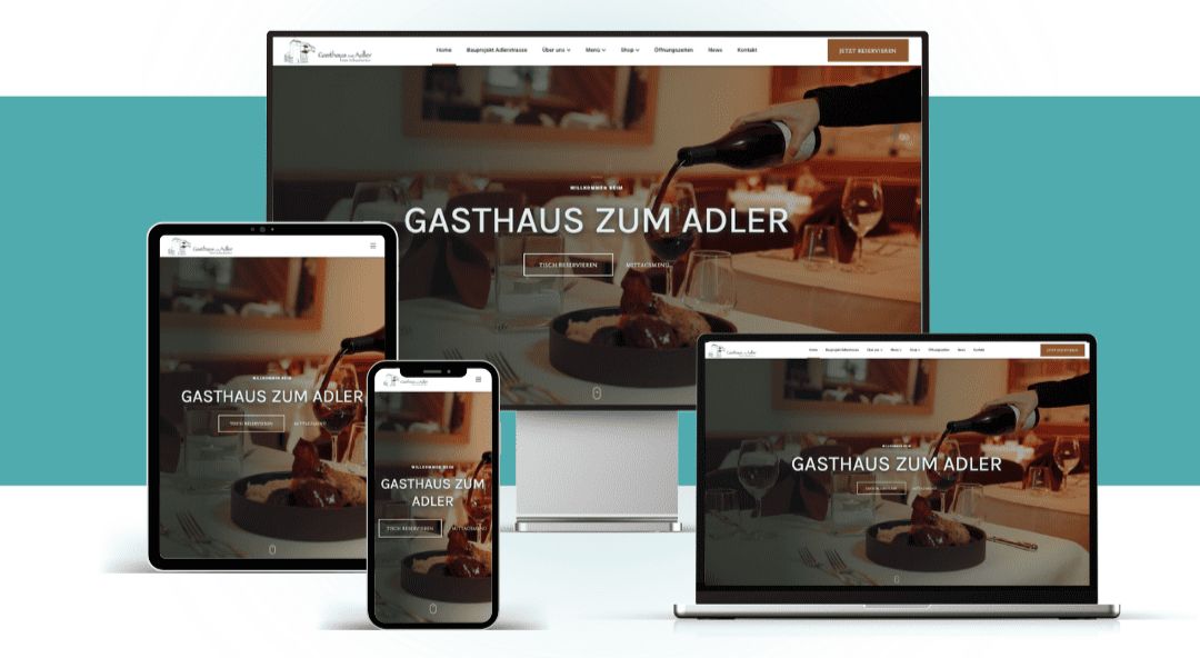 Gasthaus zum Adler – Branding & Website